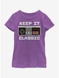 Nintendo Kepp IT Classic Youth Girls T-Shirt, PURPLE BERRY, hi-res
