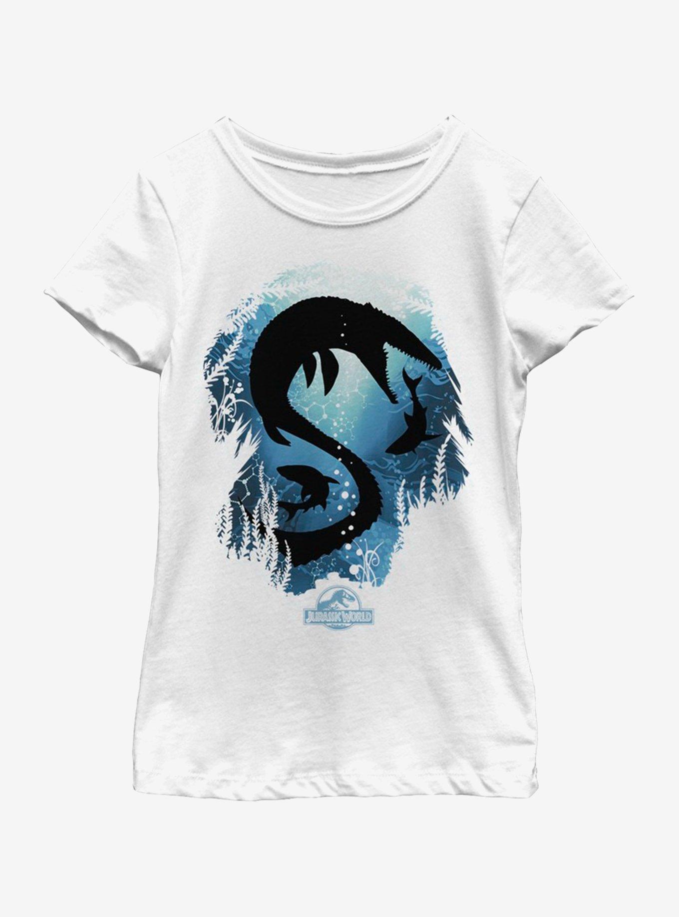 Jurassic Park Water Fear Youth Girls T-Shirt, , hi-res