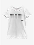 Marvel Captain Marvel Paging Marvel Youth Girls T-Shirt, WHITE, hi-res
