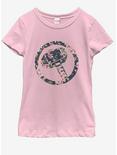 Marvel Thor In Floral Youth Girls T-Shirt, PINK, hi-res