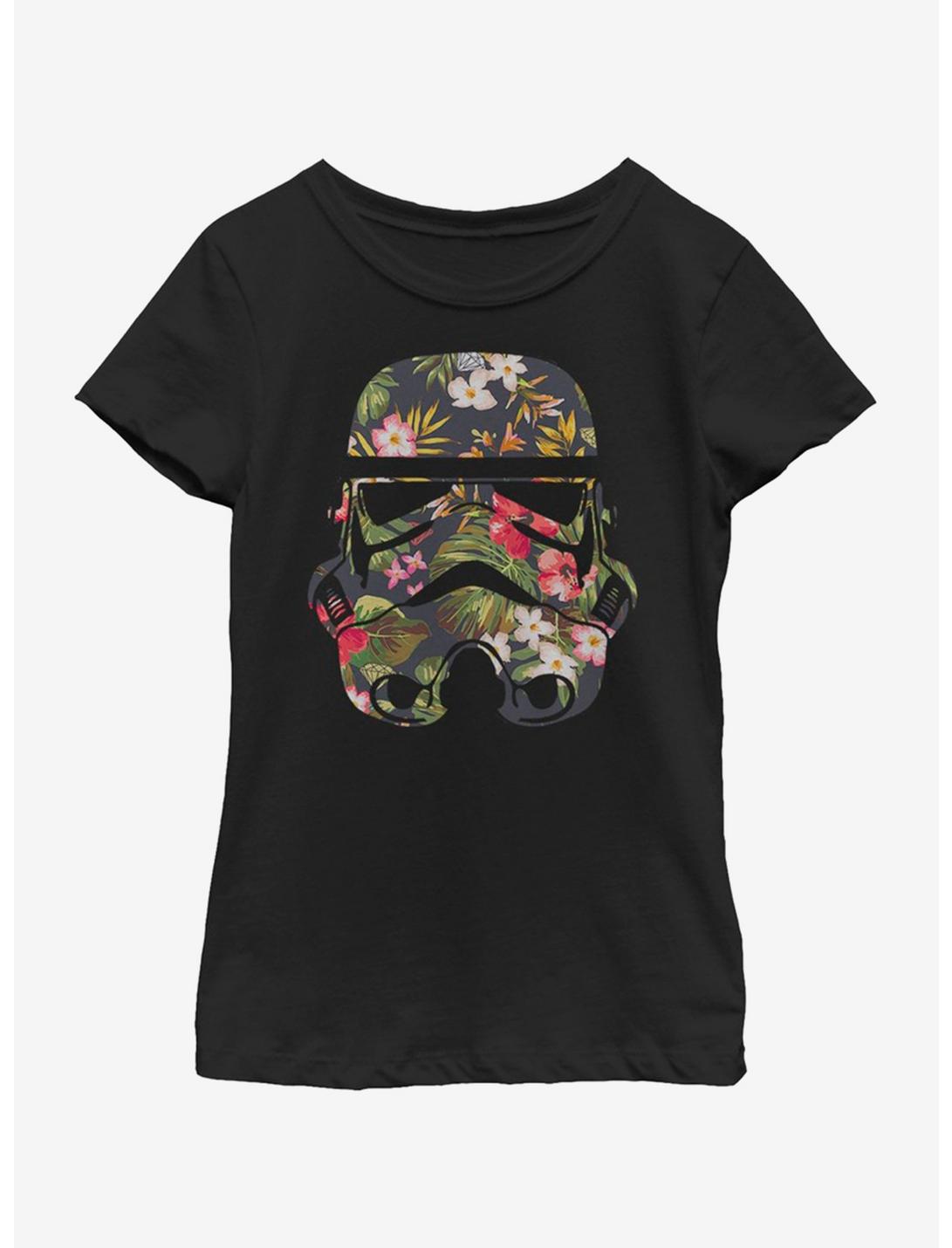 Star Wars Storm Flower Youth Girls T-Shirt, BLACK, hi-res