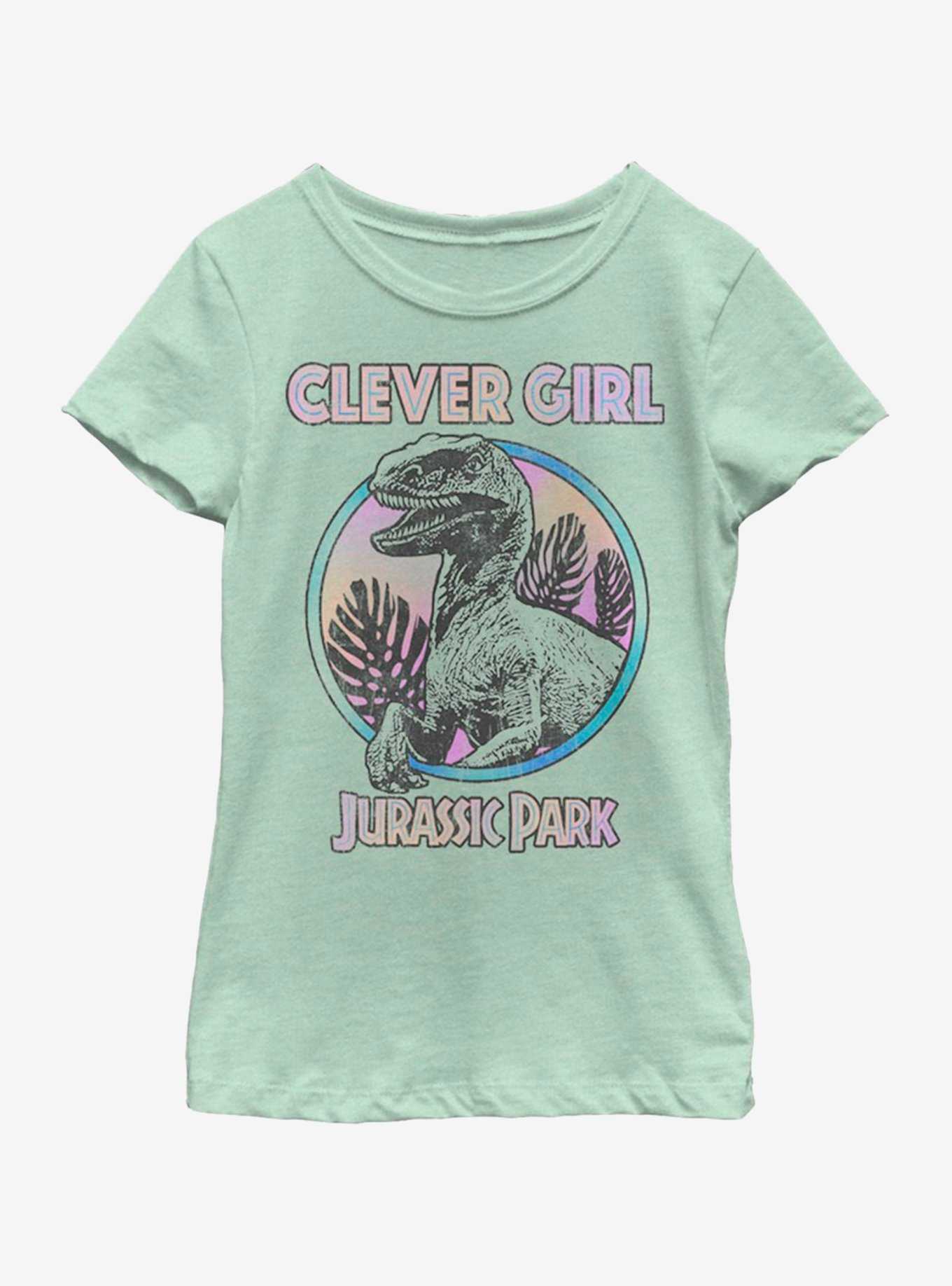 Jurassic Park Cleverest Girl Youth Girls T-Shirt, , hi-res