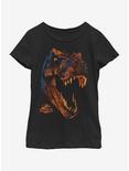 Jurassic Park Jurassic Puff Youth Girls T-Shirt, BLACK, hi-res