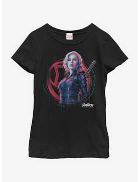 Marvel Avengers Black Widow Tech Youth Girls T-Shirt, , hi-res