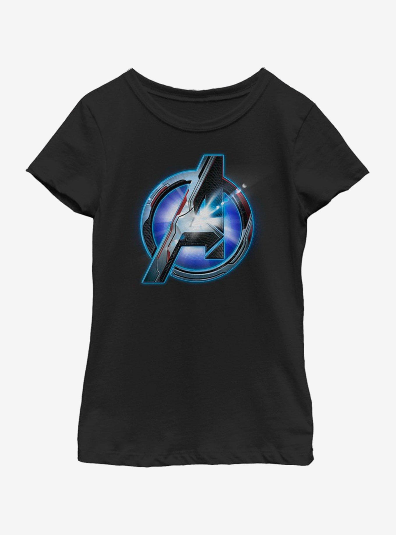 Marvel Avengers: Endgame Tech Logo Youth Girls T-Shirt, , hi-res