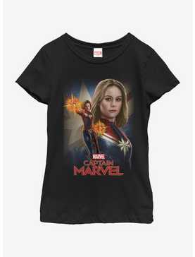 Marvel Captain Marvel Cap Marvel Youth Girls T-Shirt, , hi-res