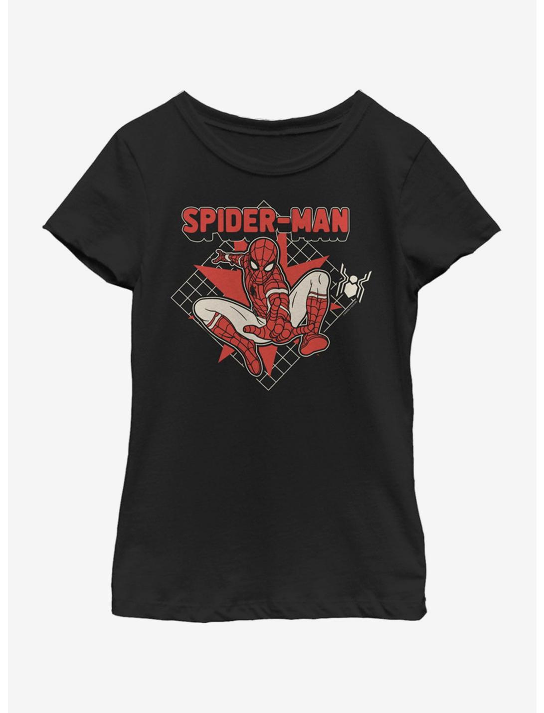 Marvel Spiderman: Far From Home Spidey Pop Youth Girls T-Shirt, BLACK, hi-res