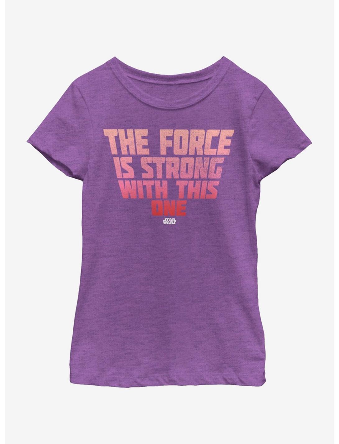 Star Wars The Force Youth Girls T-Shirt, PURPLE BERRY, hi-res