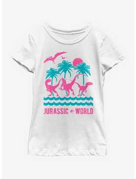 Jurassic World Island Dinos Youth Girls T-Shirt, , hi-res