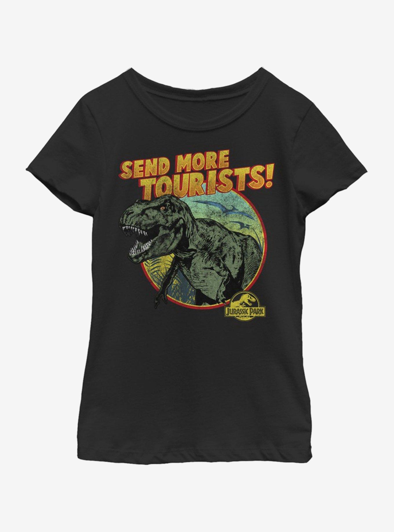 Jurassic Park Send Tourists Youth Girls T-Shirt, , hi-res