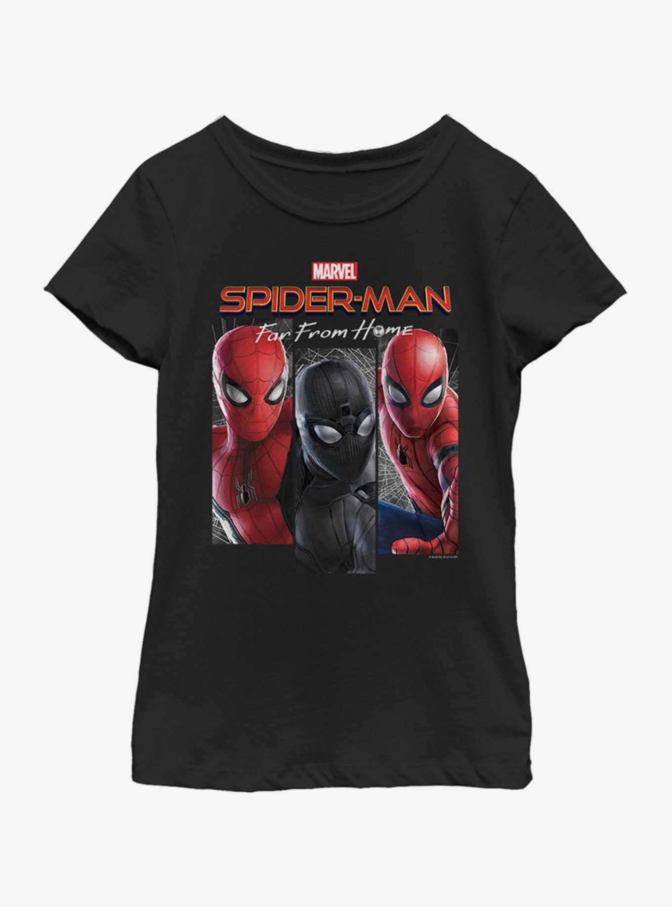 Marvel Spiderman: Far From Home Spider Panel Youth Girls T-Shirt, , hi-res
