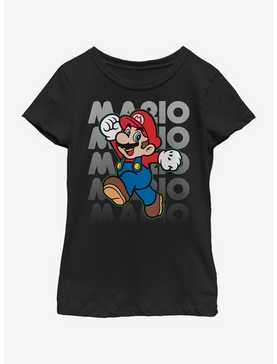 Nintendo Super Mario Mario Four Youth Girls T-Shirt, , hi-res