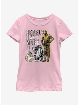 Star Wars The Last Jedi More Fun Youth Girls T-Shirt, , hi-res