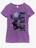 Marvel Black Cat Falls Youth Girls T-Shirt, PURPLE BERRY, hi-res