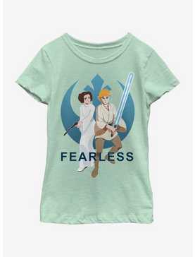 Star Wars Luke Leia Galaxy Adventures Youth Girls T-Shirt, , hi-res