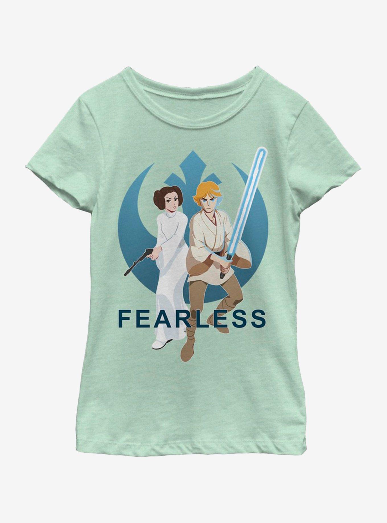Star Wars Luke Leia Galaxy Adventures Youth Girls T-Shirt, , hi-res