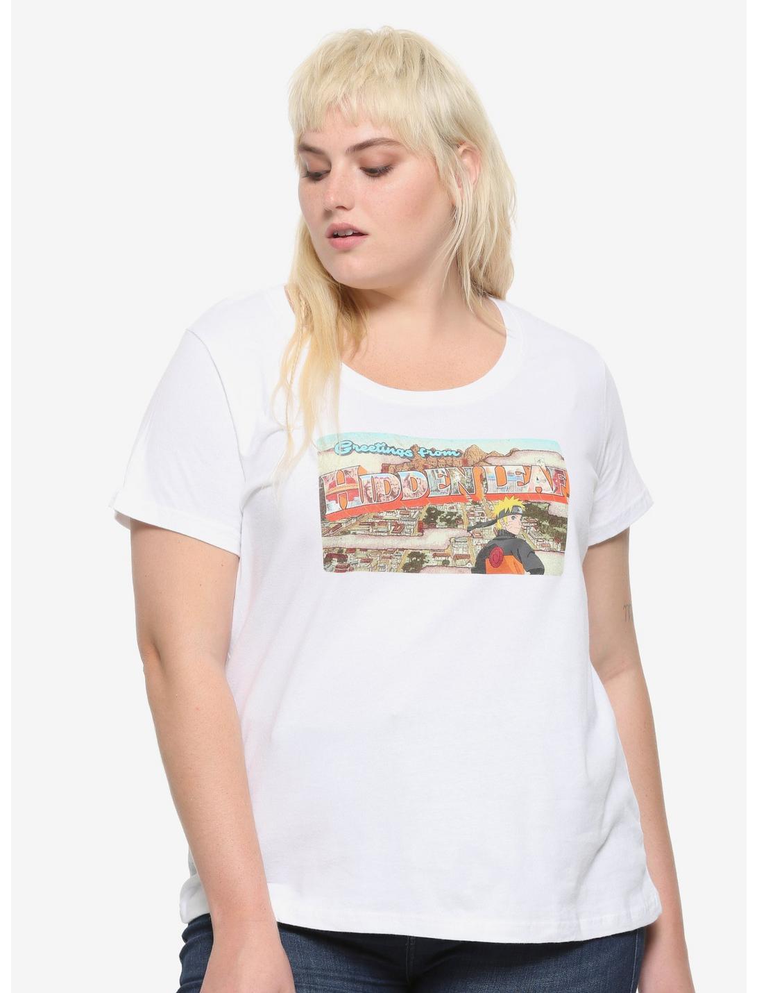 Naruto Shippuden Greetings From Hidden Leaf Girls T-Shirt Plus Size, MULTI, hi-res