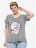 Sailor Moon Pastel Roses Girls T-Shirt Plus Size, MULTI, hi-res