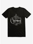 Charmed Gothic Print Logo T-Shirt, , hi-res