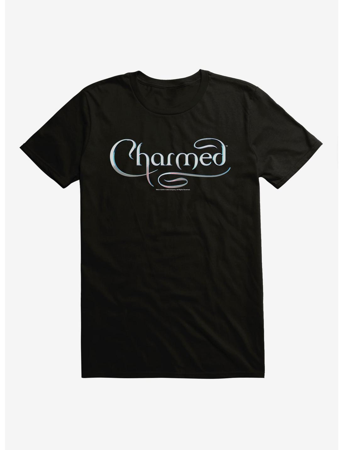 Charmed Logo Script T-Shirt, BLACK, hi-res