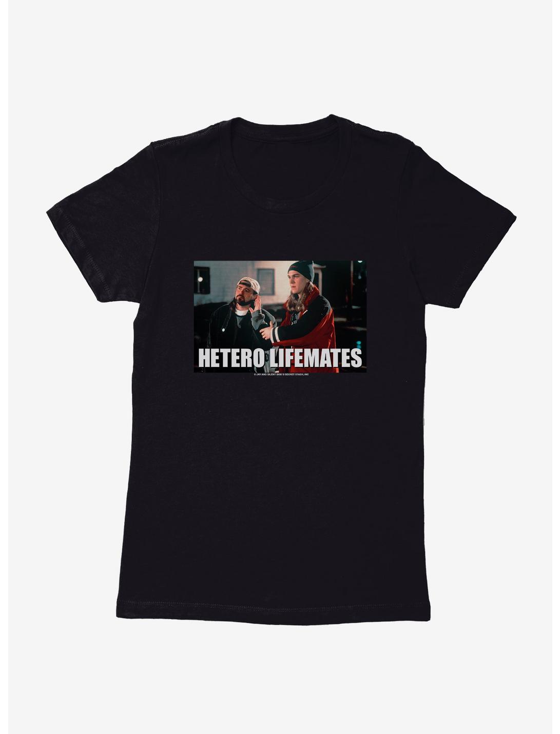 Jay And Silent Bob Hetero Lifemates Womens T-Shirt, BLACK, hi-res