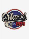 Marvel Logo 80th Anniversary Enamel Pin - BoxLunch Exclusive, , hi-res
