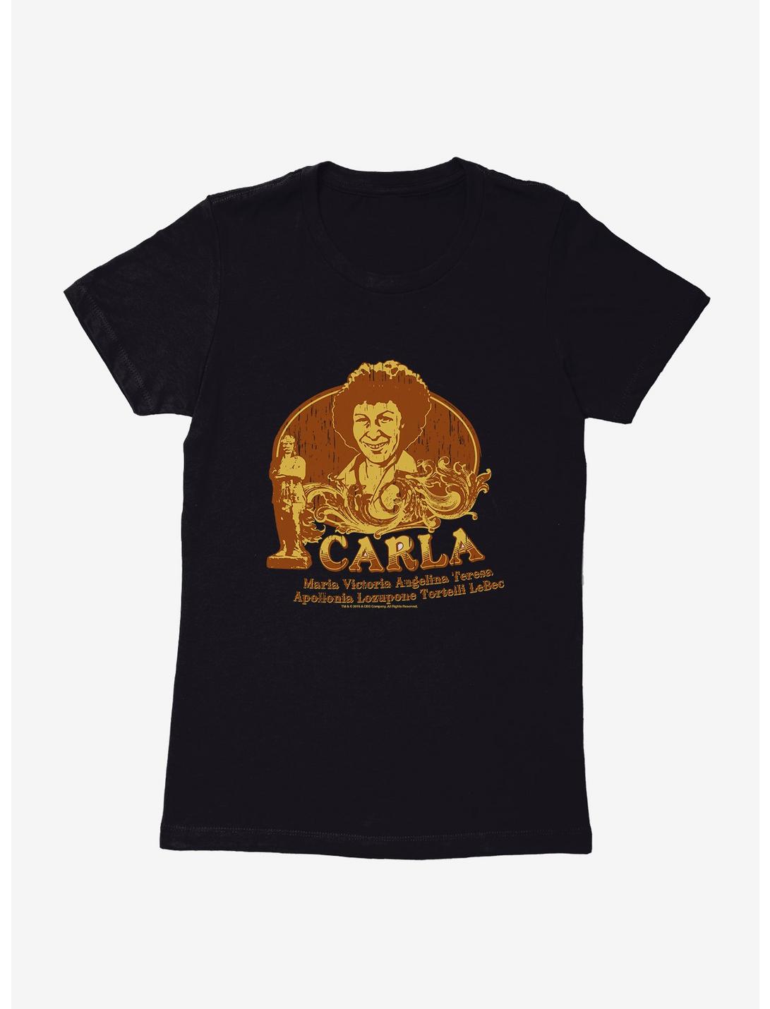 Cheers Carla Womens T-Shirt, BLACK, hi-res