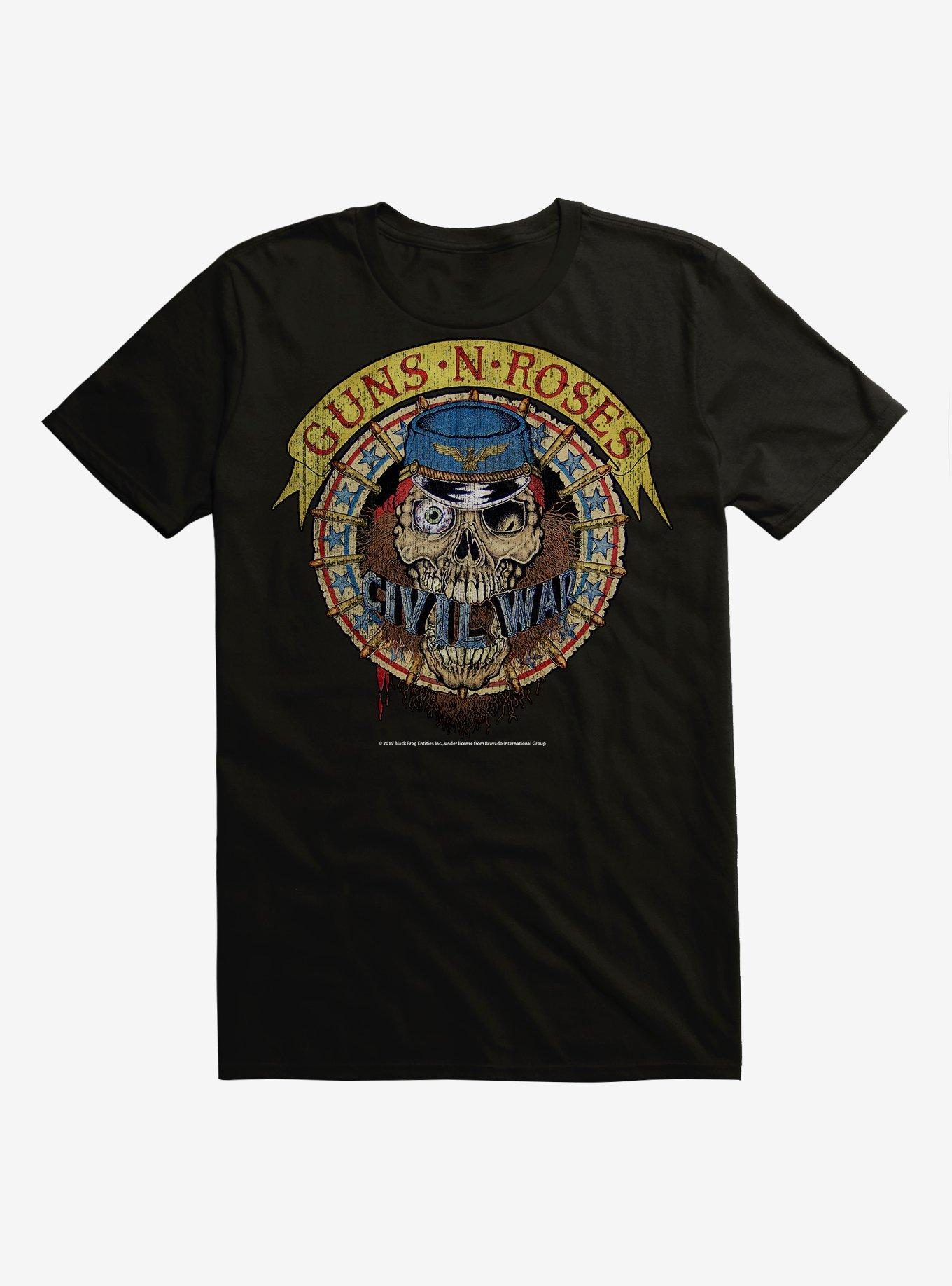Drak Grey Guns N' Roses Civil War T-Shirt | BoxLunch | BoxLunch