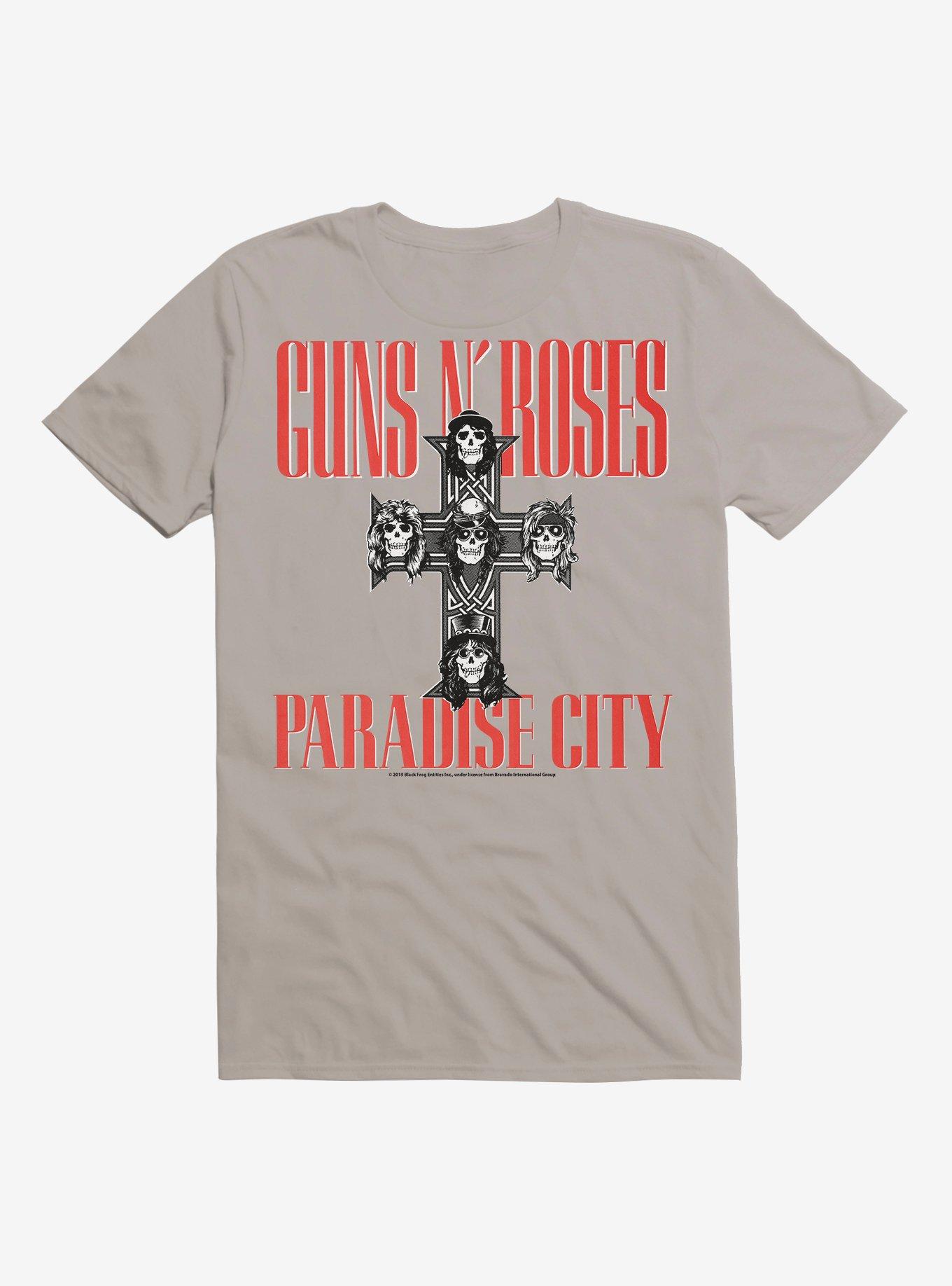 Guns N' Roses Paradise City T-Shirt, LIGHT GREY, hi-res