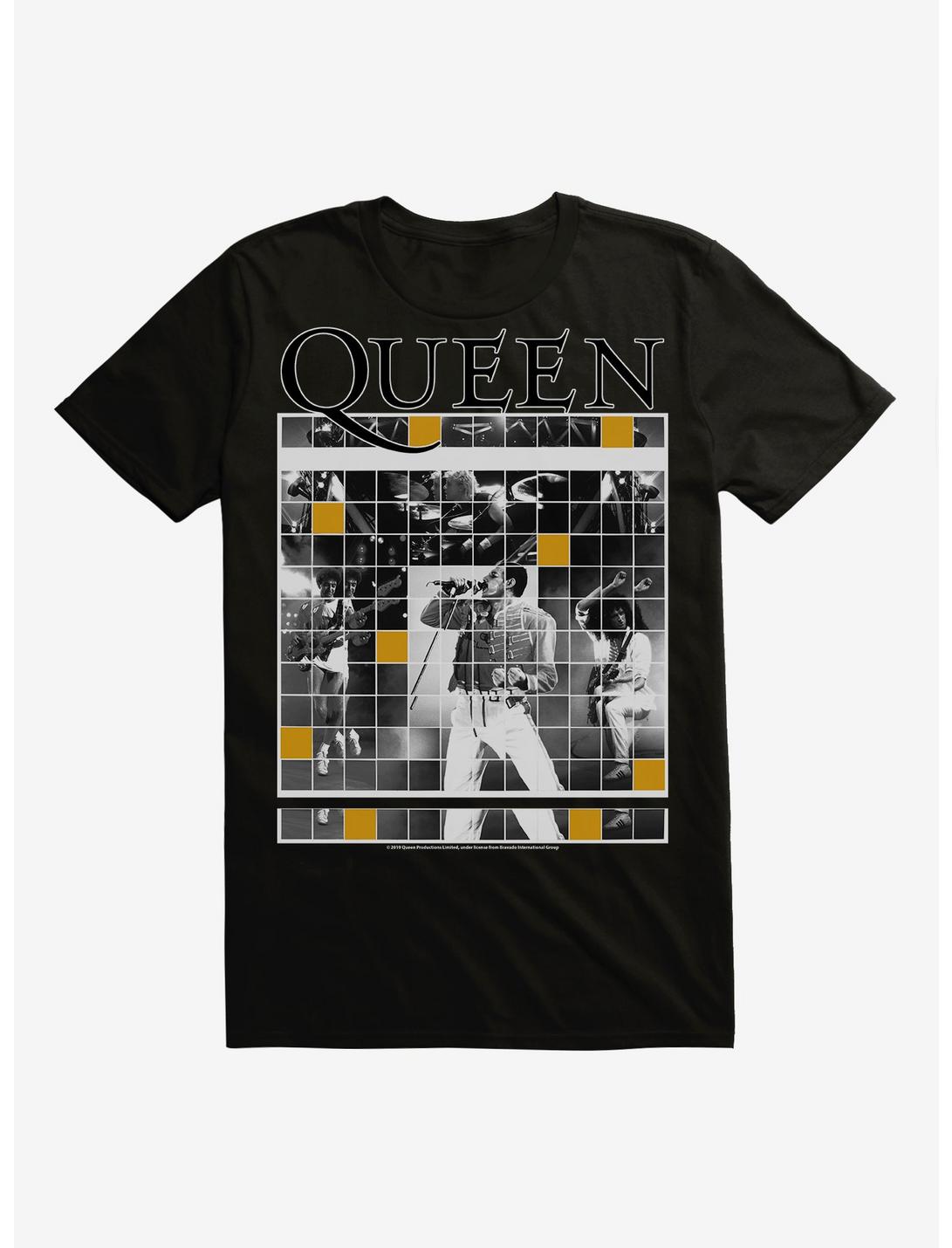 Queen Freddie Grid T-Shirt, , hi-res