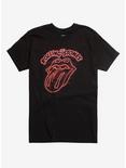 The Rolling Stones Neon Tongue Logo T-Shirt, BLACK, hi-res