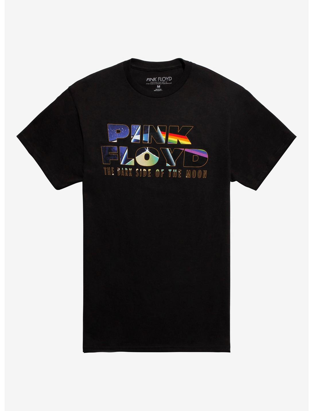 Pink Floyd The Dark Side Of The Moon Tracklist T-Shirt, BLACK, hi-res