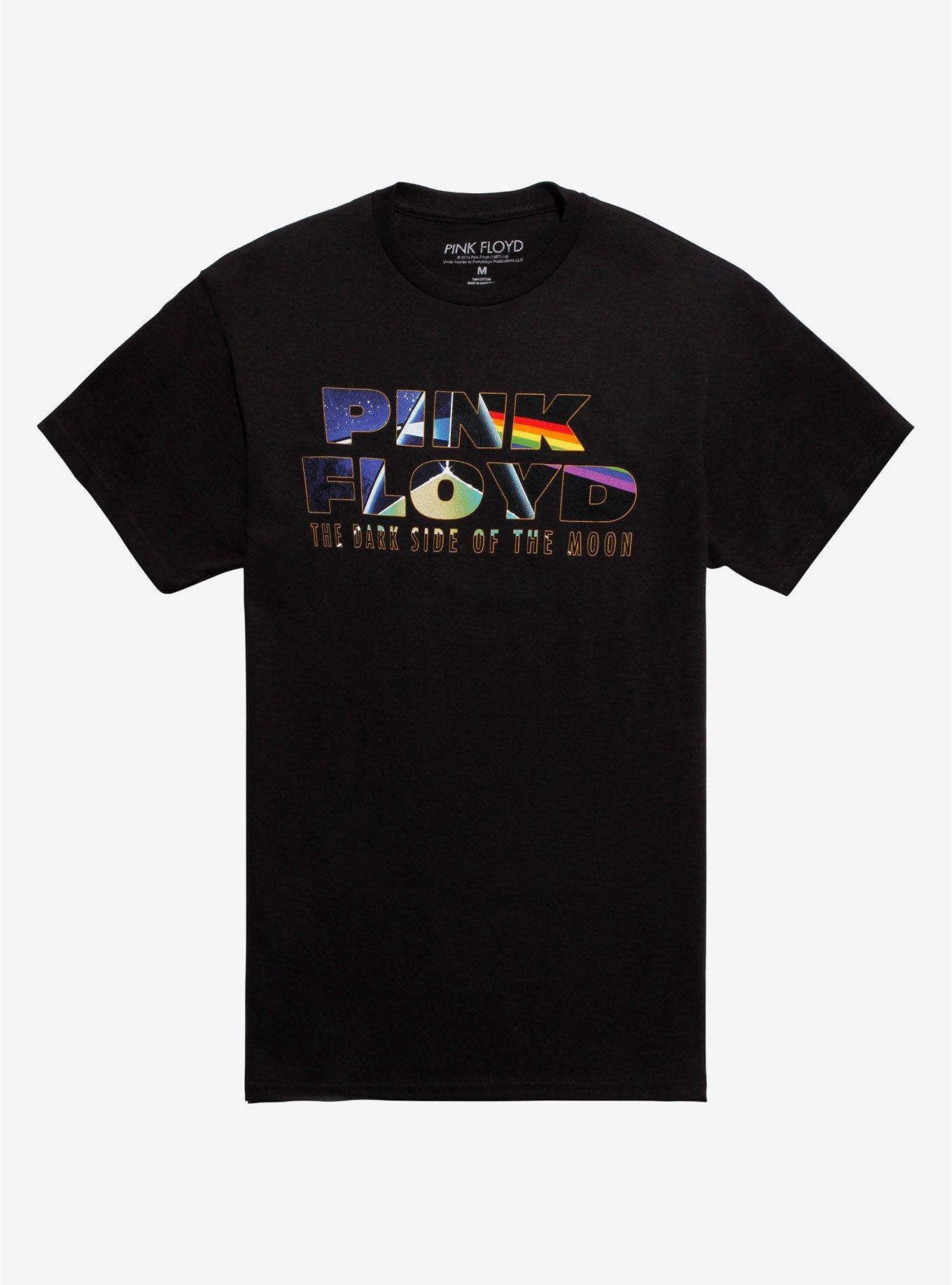 Pink Floyd The Dark Side Of The Moon Tracklist T-Shirt, BLACK, hi-res