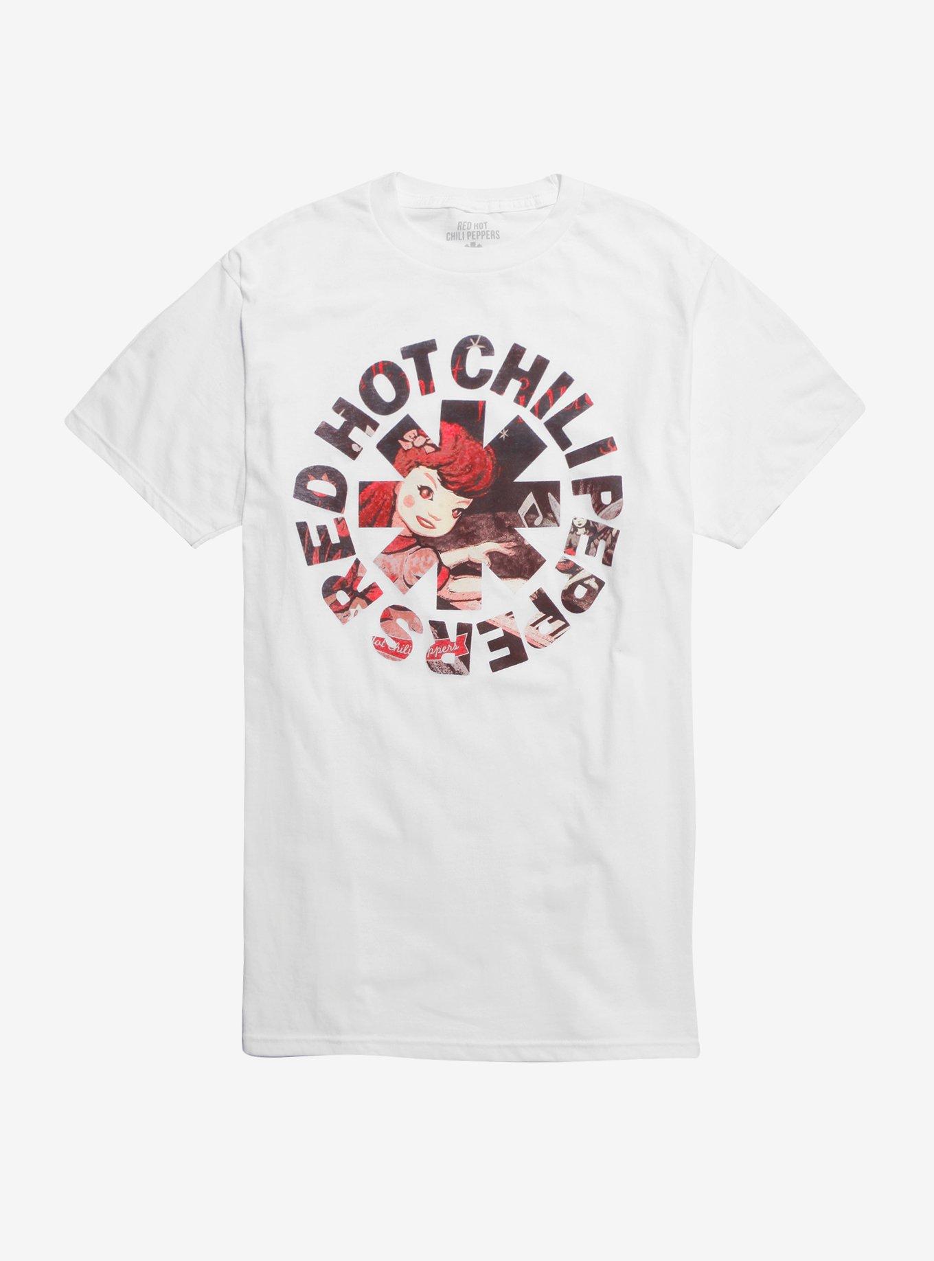 Red Hot Chili Peppers One Hot Minute T-Shirt, WHITE, hi-res
