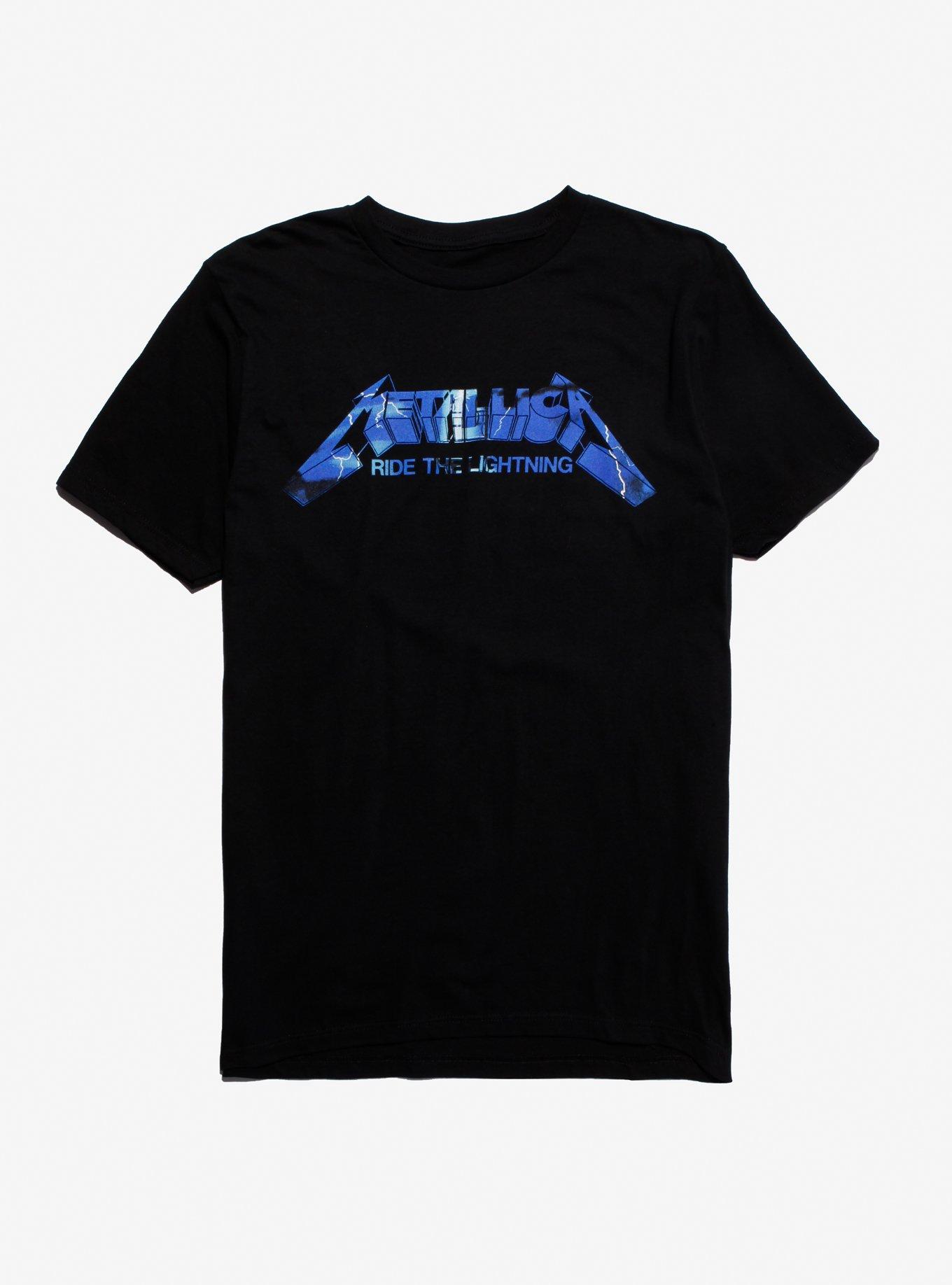 Metallica Ride The Lightning Tracklisting T-Shirt