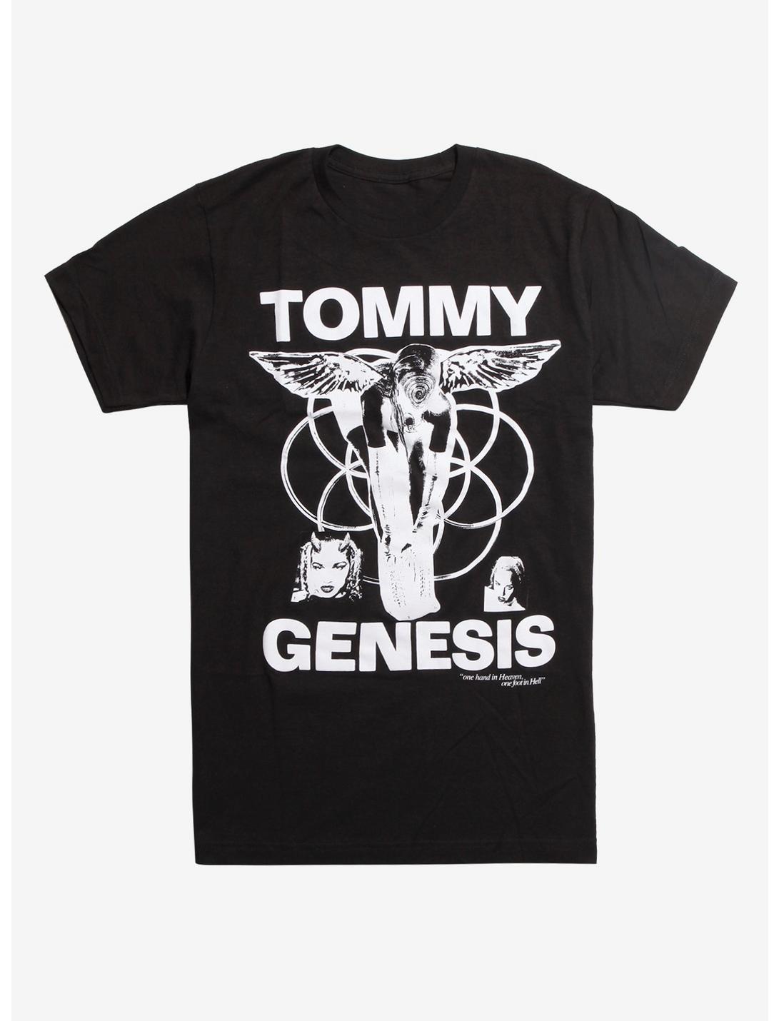 Tommy Genesis Angel Devil T-Shirt, BLACK, hi-res