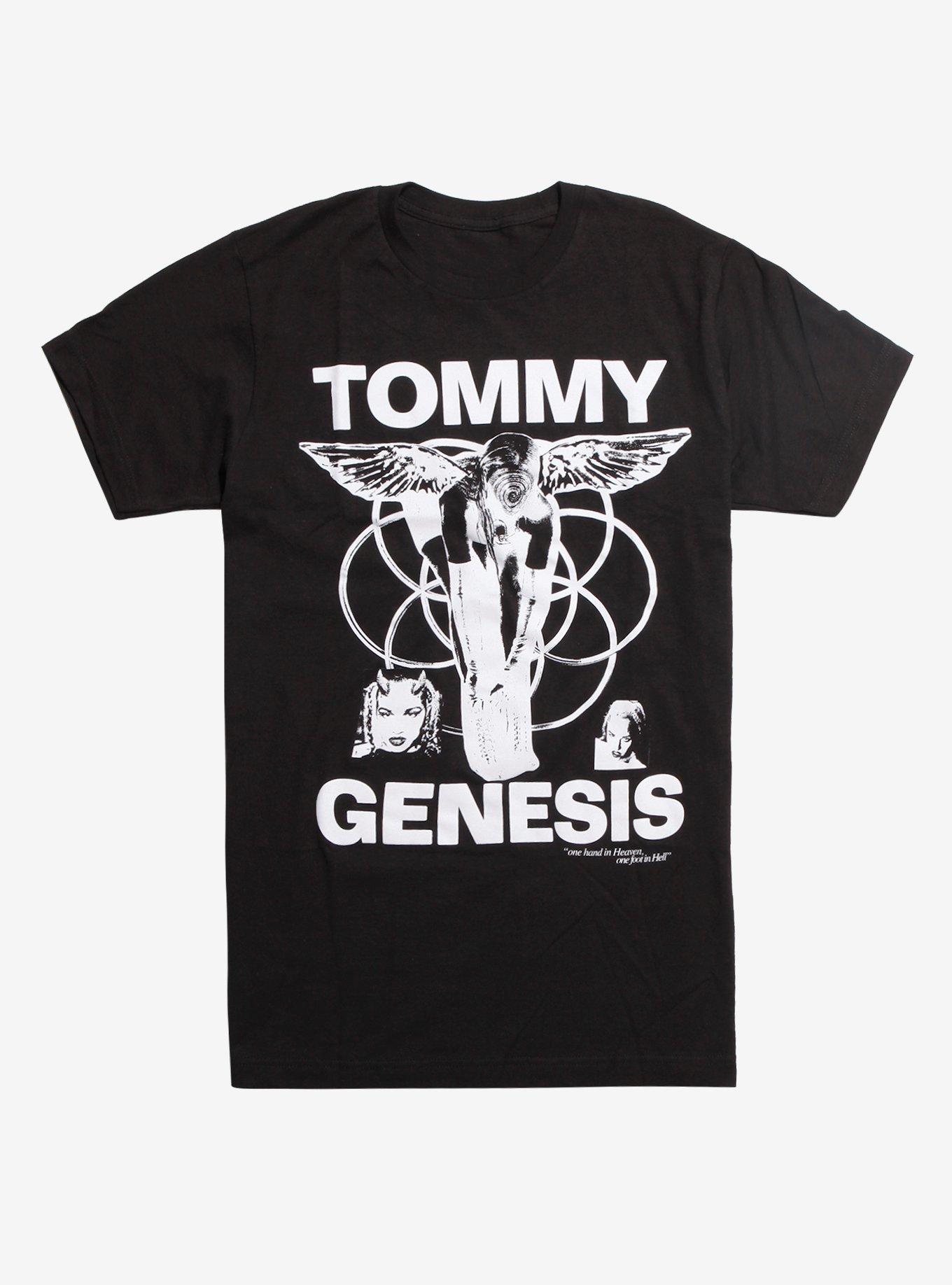 Tommy Genesis Angel Devil T-Shirt, BLACK, hi-res