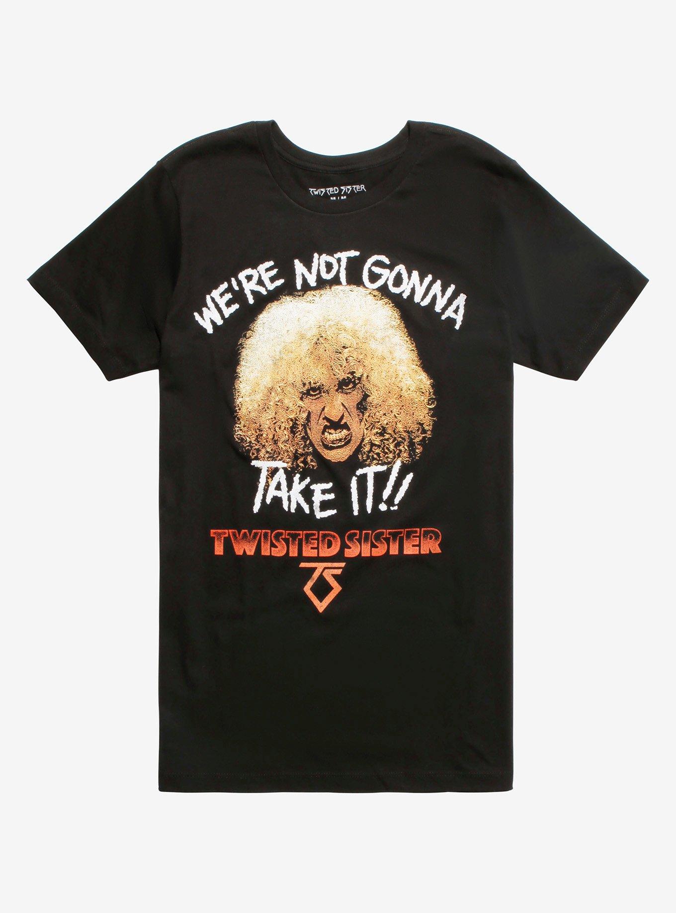 Twisted Sister We're Not Gonna Take It T-Shirt, BLACK, hi-res
