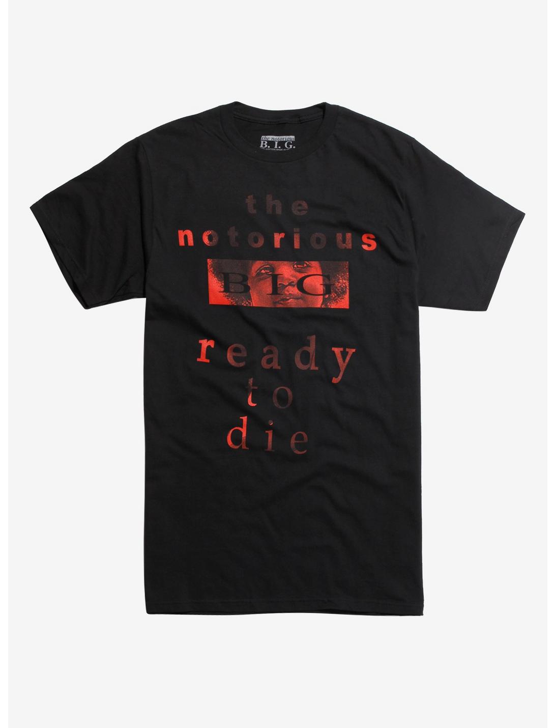 The Notorious B.I.G. Ready To Die Tracklist T-Shirt, BLACK, hi-res