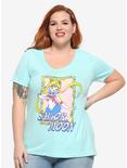 Sailor Moon 90s Frame Girls T-Shirt Plus Size, MULTI, hi-res