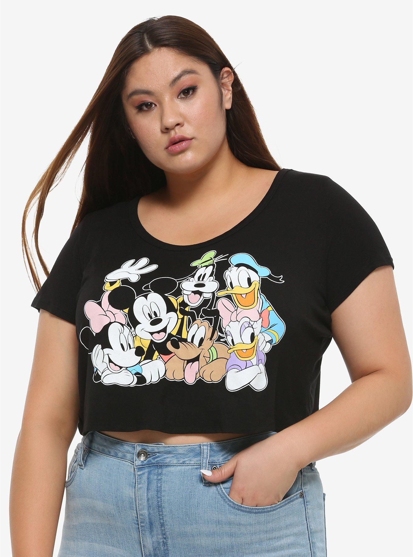 Disney The Sensational Six Girls Crop T-Shirt Plus Size, MULTI, hi-res