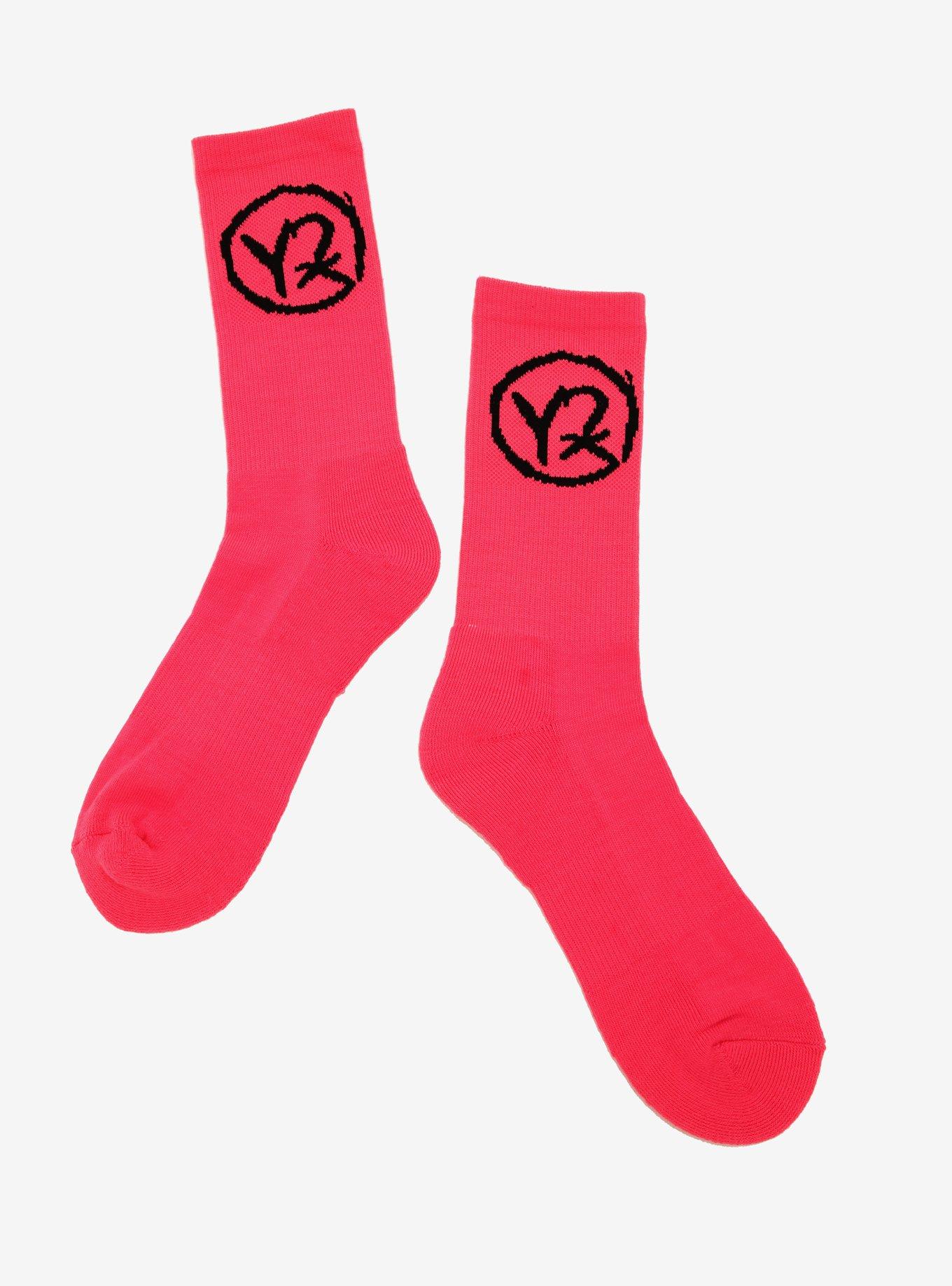 Yungblud Logo Crew Socks, , hi-res