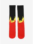Flaming Crew Socks, , hi-res