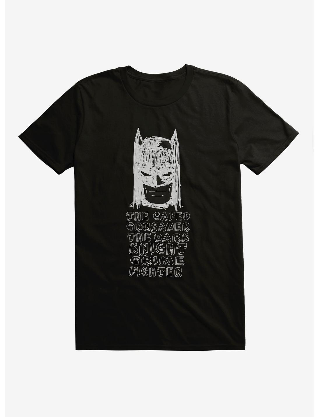 DC Comics Batman Crime Fighter Black T-Shirt, BLACK, hi-res