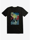 DC Comics Batman Poison Ivy Harley Quinn Black T-Shirt, BLACK, hi-res