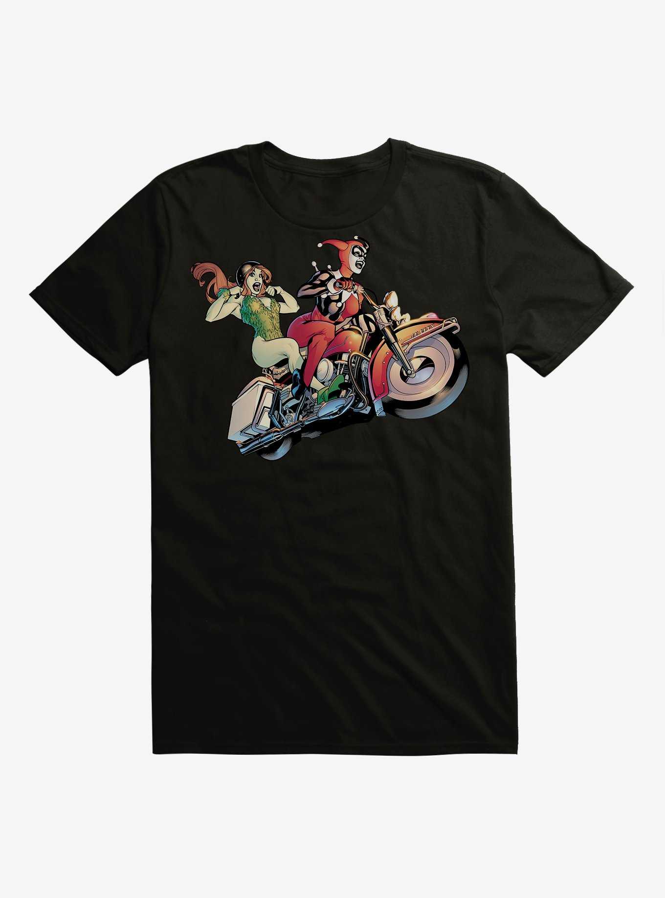 DC Comics Batman Harley Quinn Poison Ivy Joyride Black T-Shirt, , hi-res