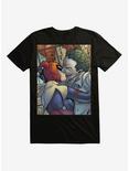 DC Comics Batman The Joker Harley Quinn Kiss Black T-Shirt, , hi-res