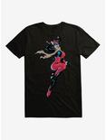 DC Comics Batman Harley Quinn Scarf Black T-Shirt, , hi-res