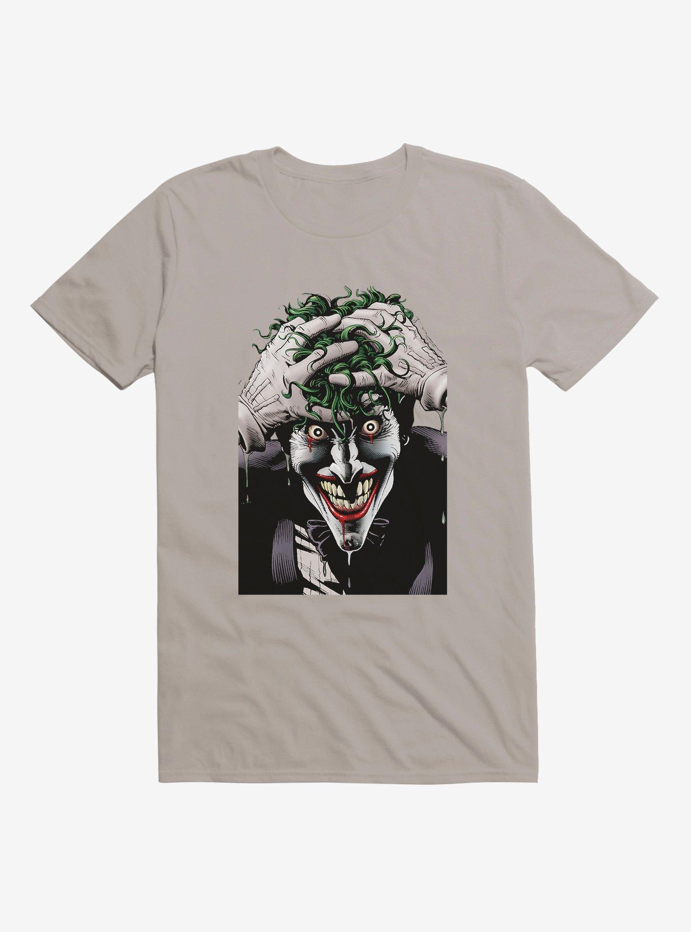 DC Comics Batman The Joker The Killing Joke Black T-Shirt, LIGHT GREY, hi-res