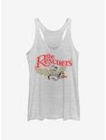 Disney The Rescuers The Rescue Womens Tank Top, WHITE HTR, hi-res
